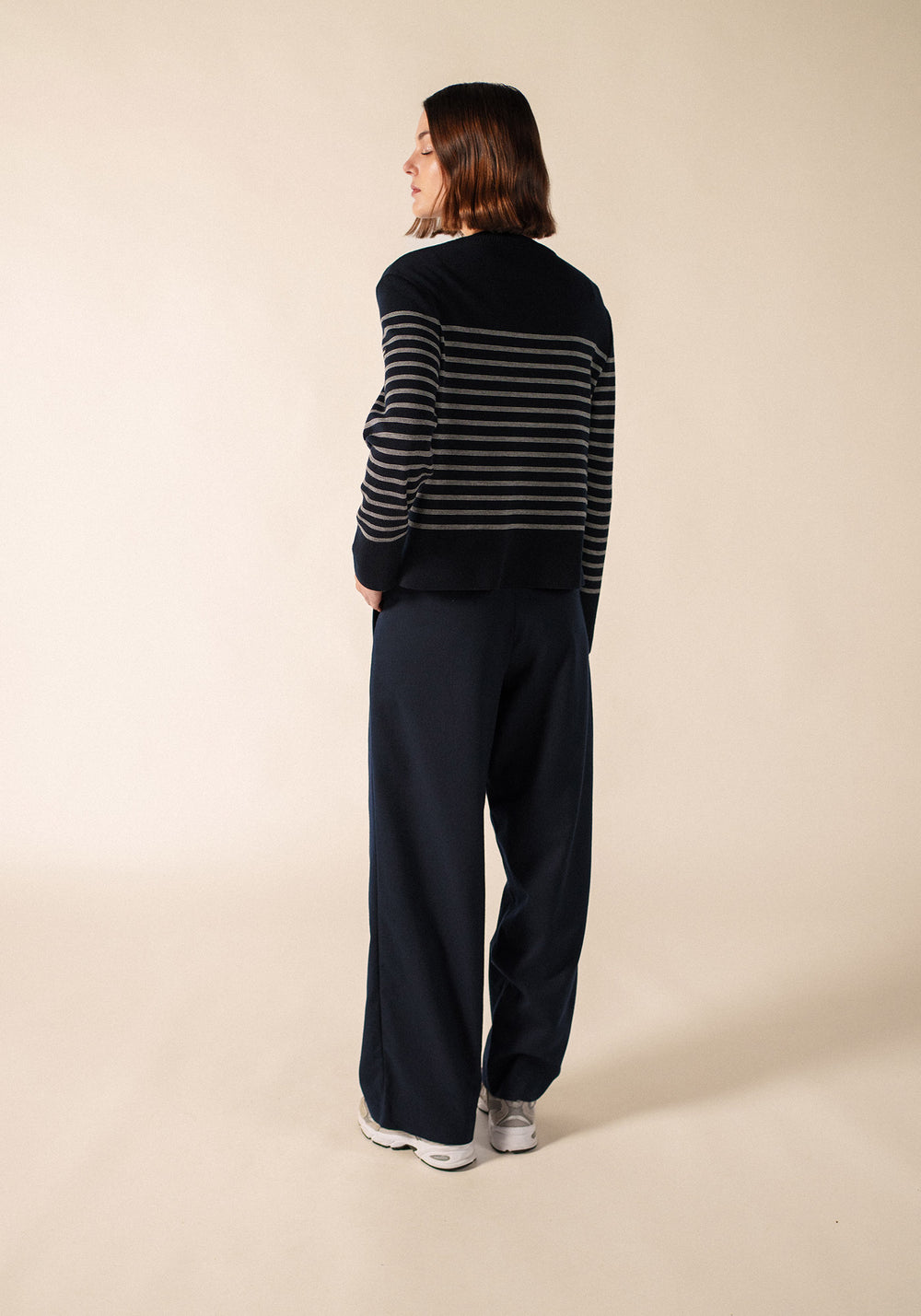 Aulon Jumper (NAVY/BLANC)