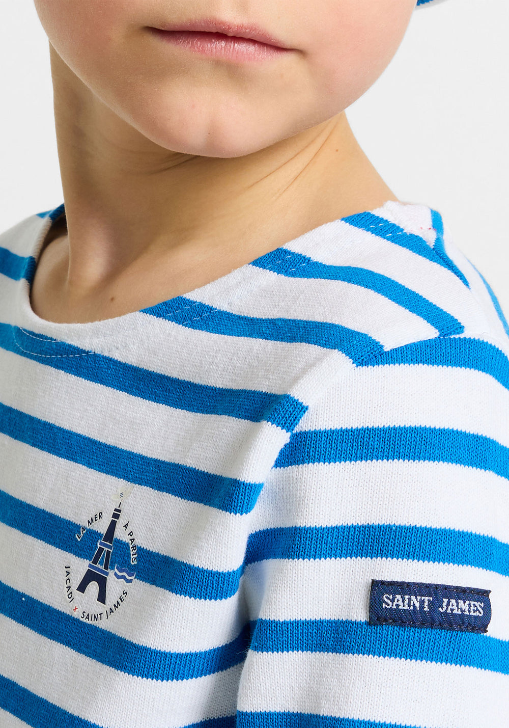 Camisa bretona x Jacadi (BLANCO/AZUL MAR)