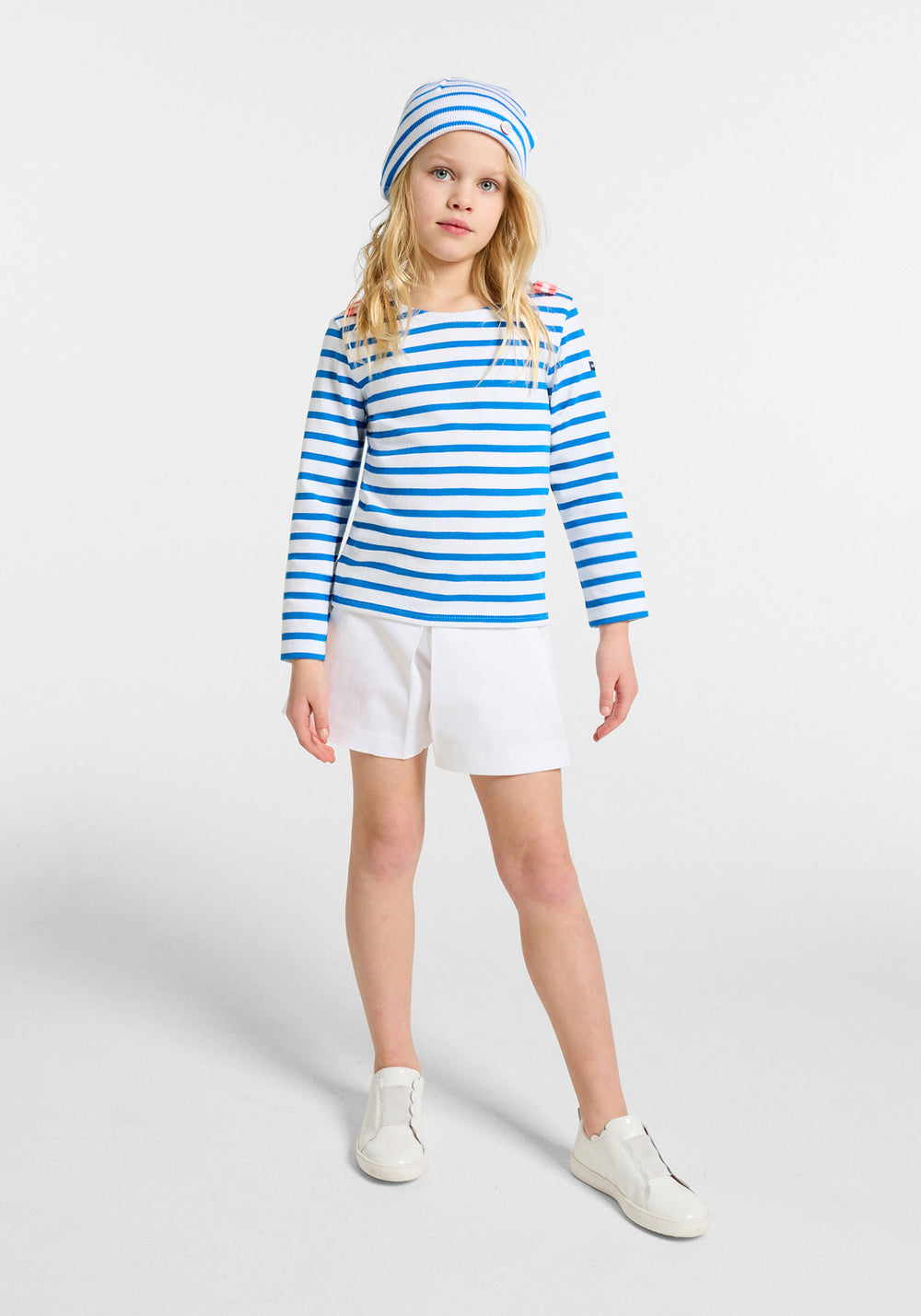 Breton shirt x Jacadi (BLANCE/BLEU RIVAGE)