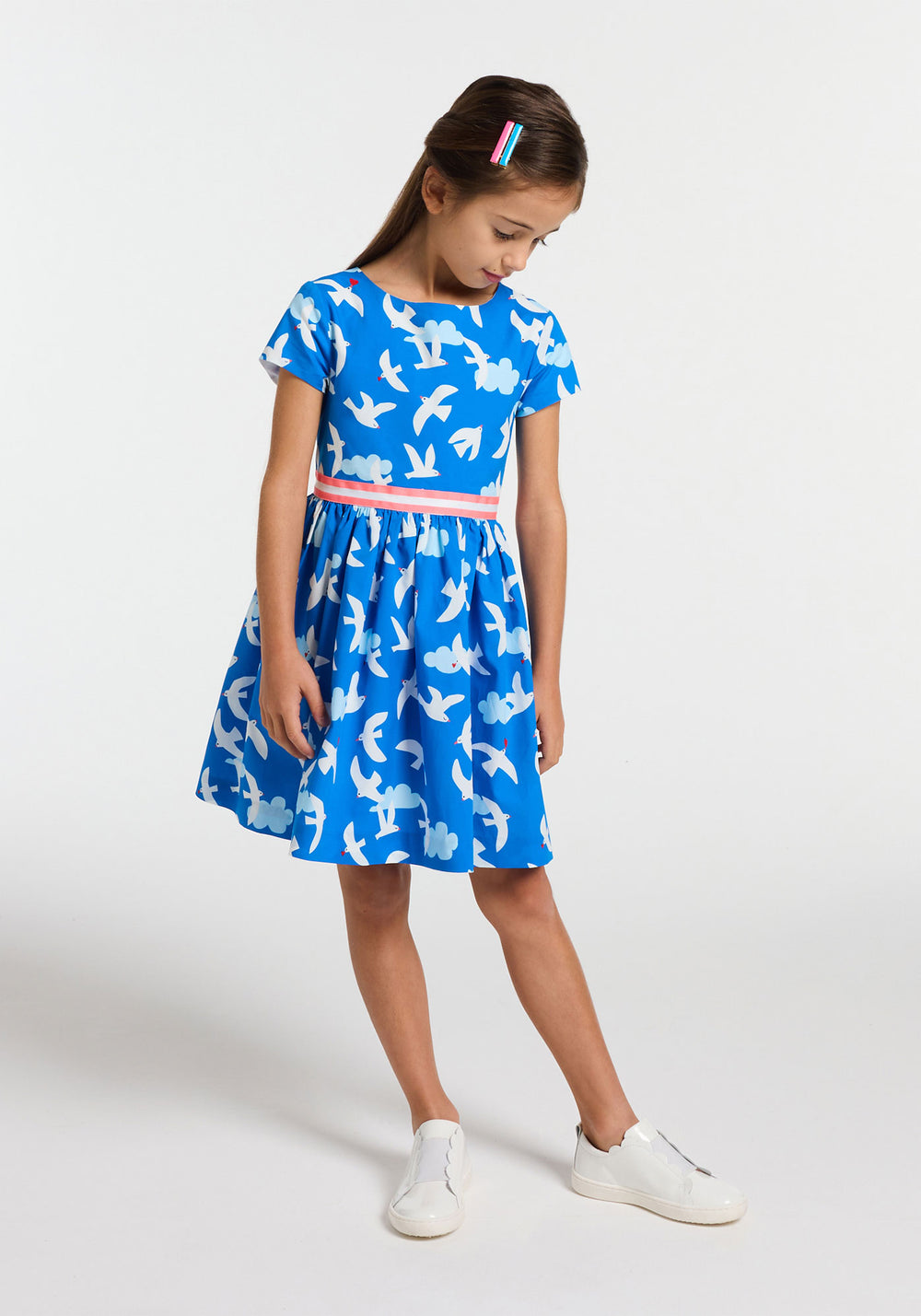 Vestido de Jacadi (AZUL/MULTICOLOR)