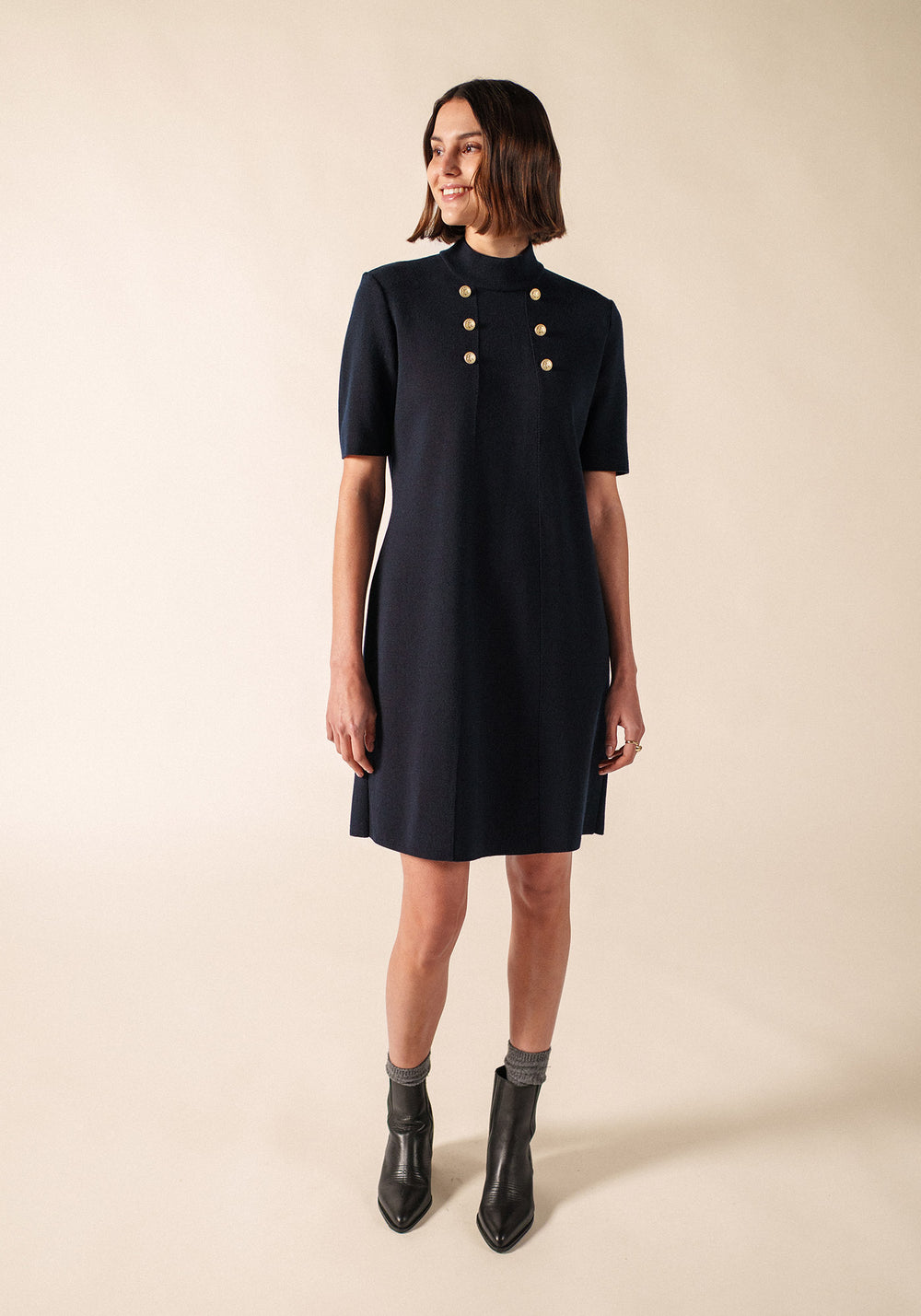 Vestido Goélette (AZUL MARINO)