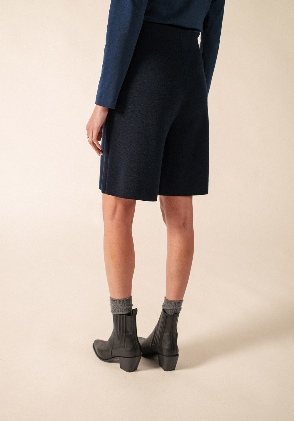 Pantalones cortos de estilo marinero (NAVY)