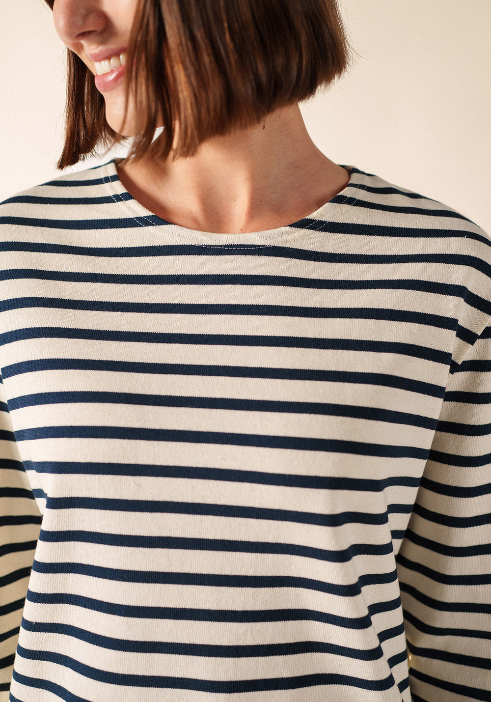 Camisa Saurat Breton (ECRU/MARINO)