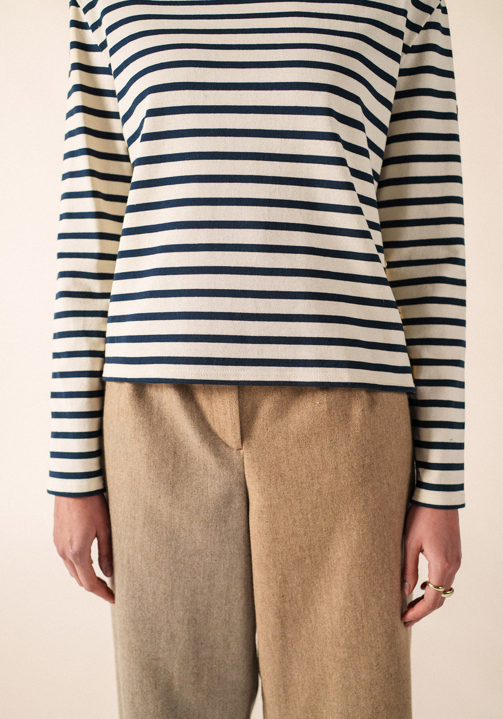 Camisa Saurat Breton (ECRU/MARINO)