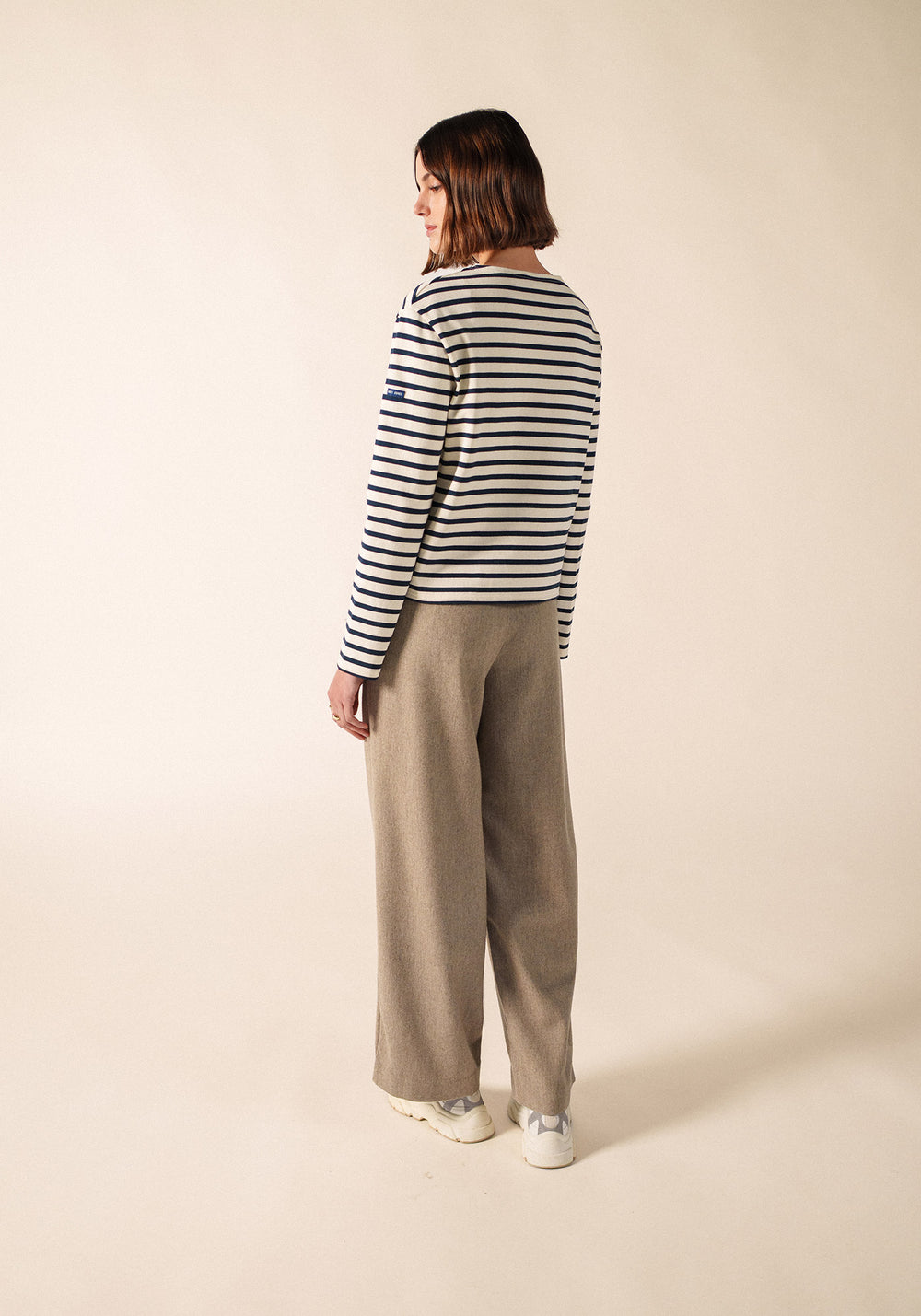 Camisa Saurat Breton (ECRU/MARINO)