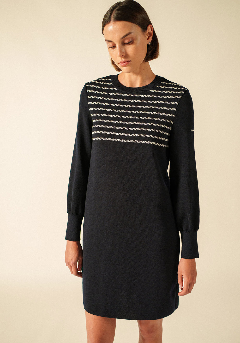 Vestido Sana x Isabelle Ballu (AZUL MARINO/ECUME)