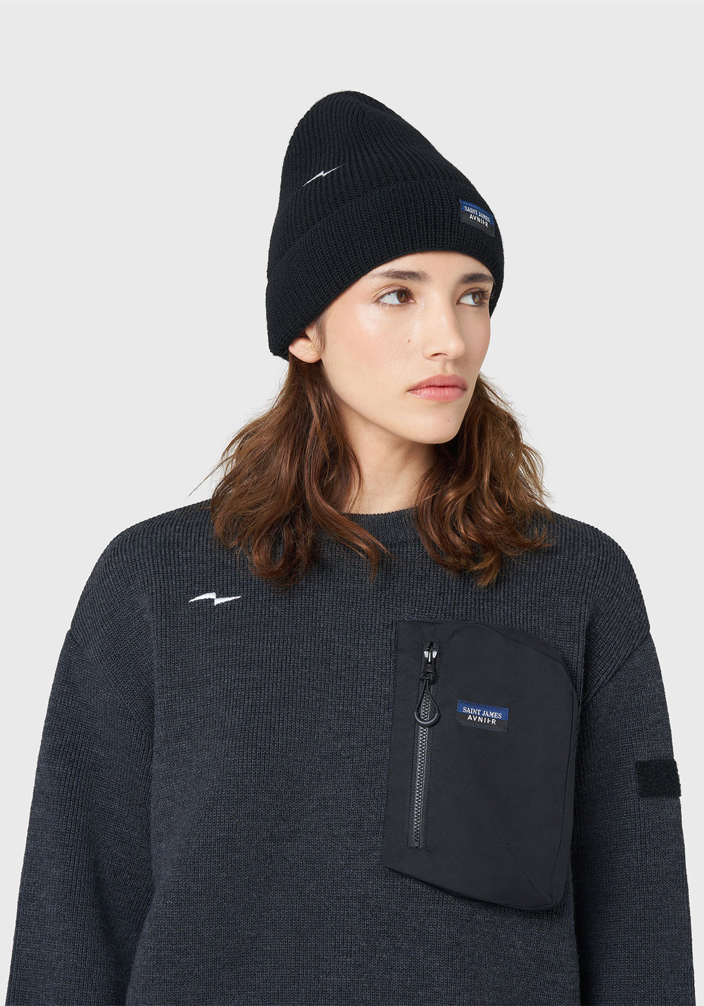 Fujames beanie - SAINT JAMES x AVNIER (NOIR)