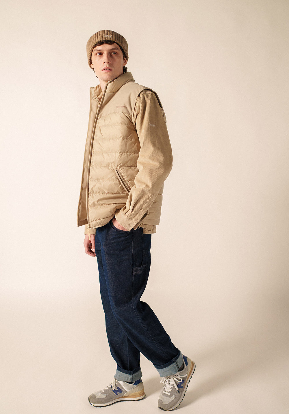 St Nino Puffer Jacket (BEIGE)