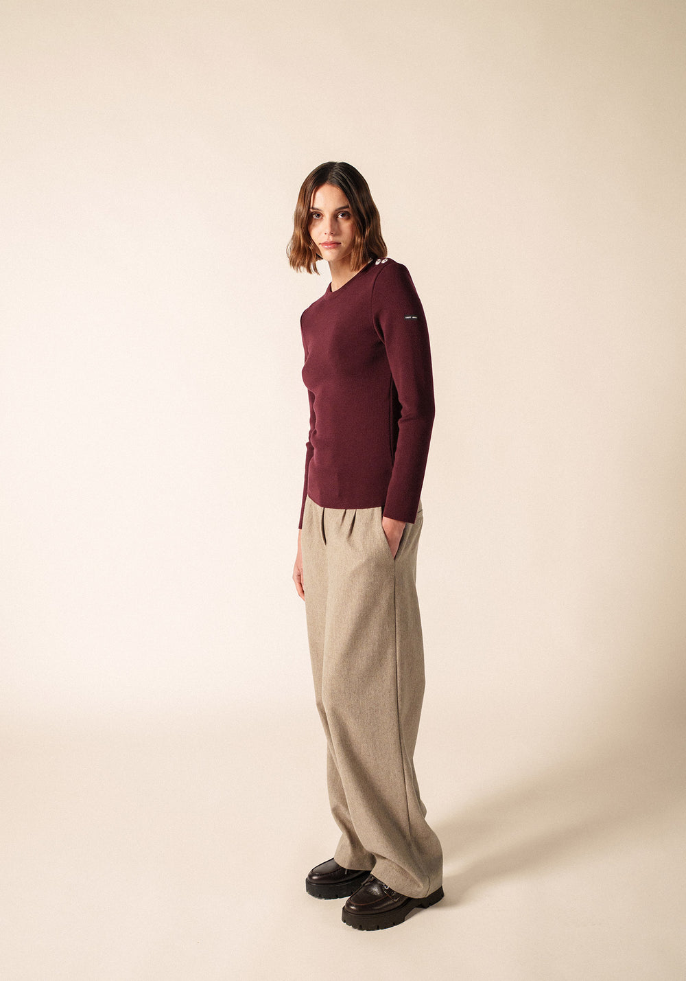 Bianca Trousers (BEIGE FONCE)