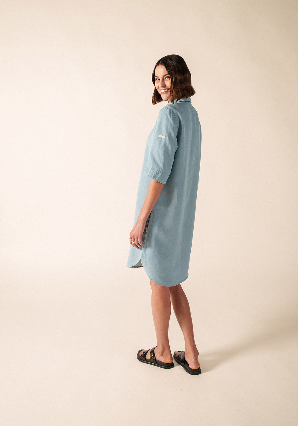 Léna shirt (BLANC/CIEL)