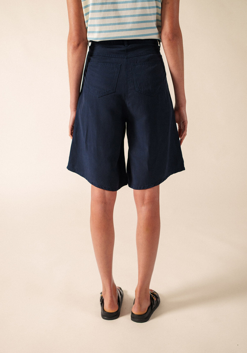 Manon Bermudas Shorts (DENIM)