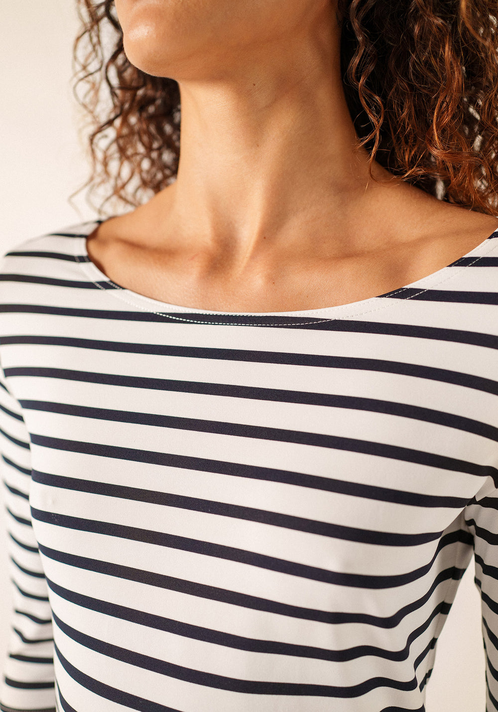 Garde-Côte Breton shirt (NEIGE/NAVY)