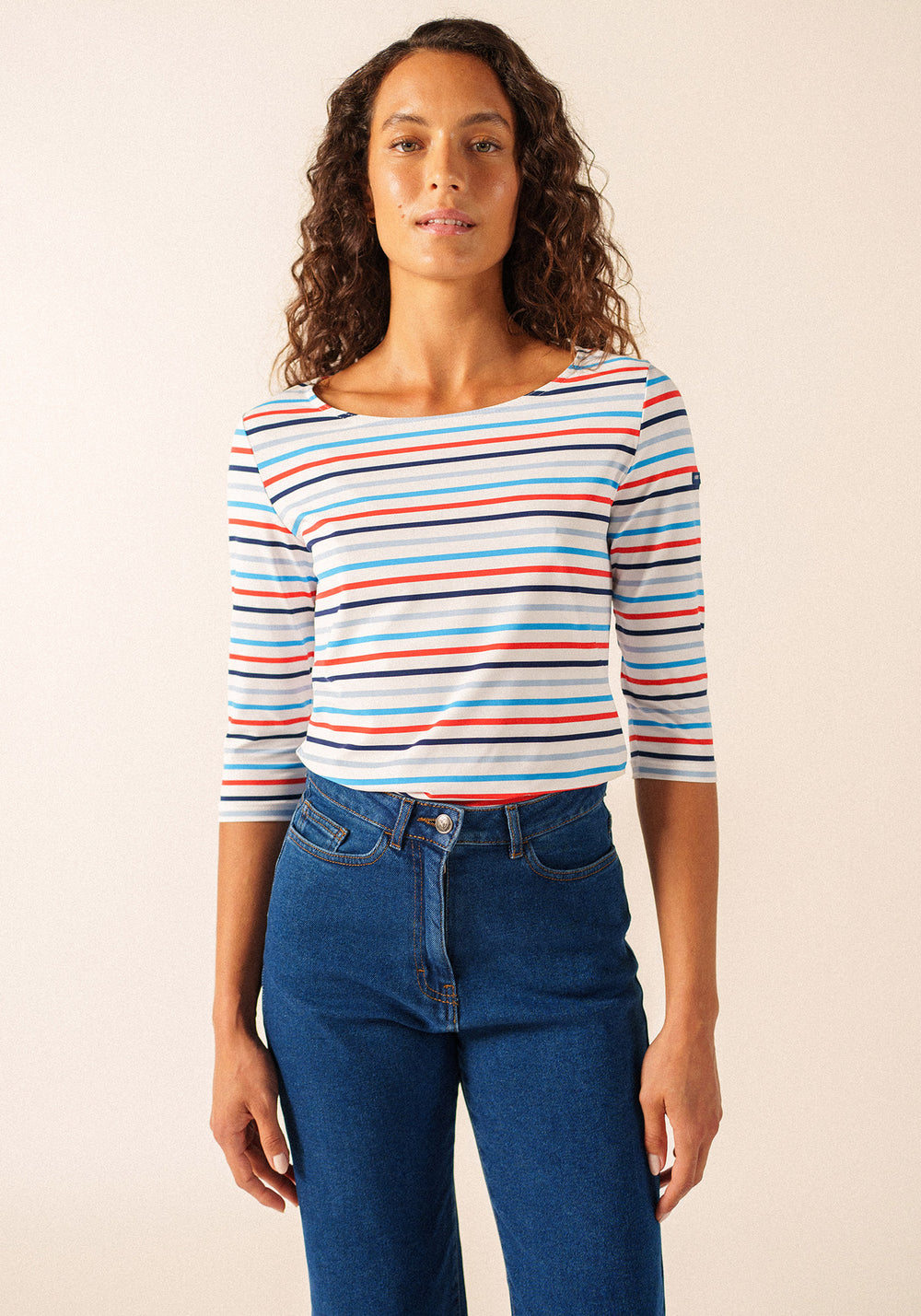 Camisa Garde Côte Breton (NEIGE/FLOT)