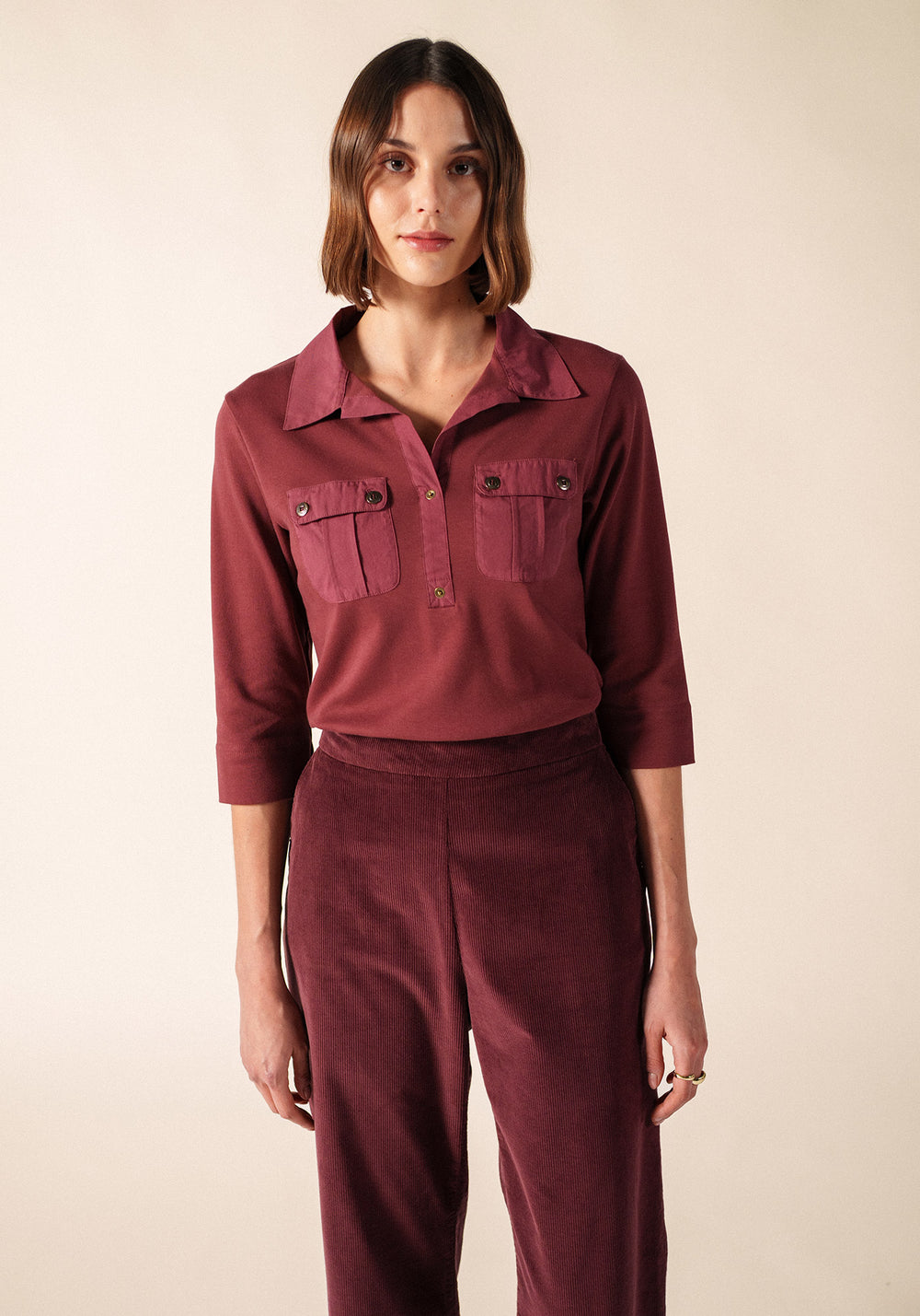 Oléron polo shirt (TWEED)