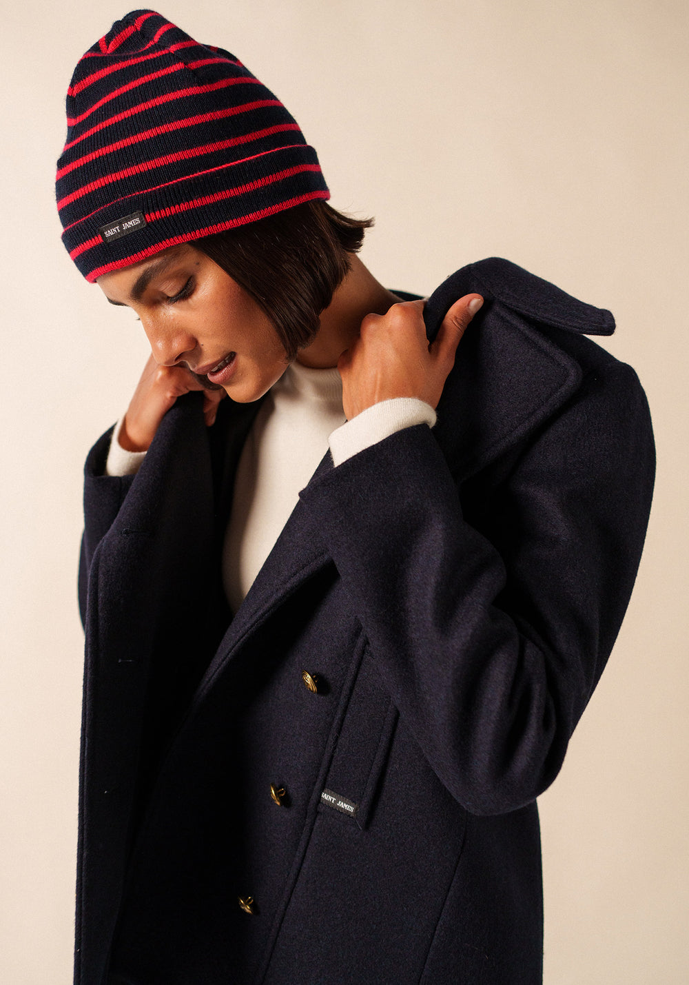 Cartier hat (NAVY/TULIPE)