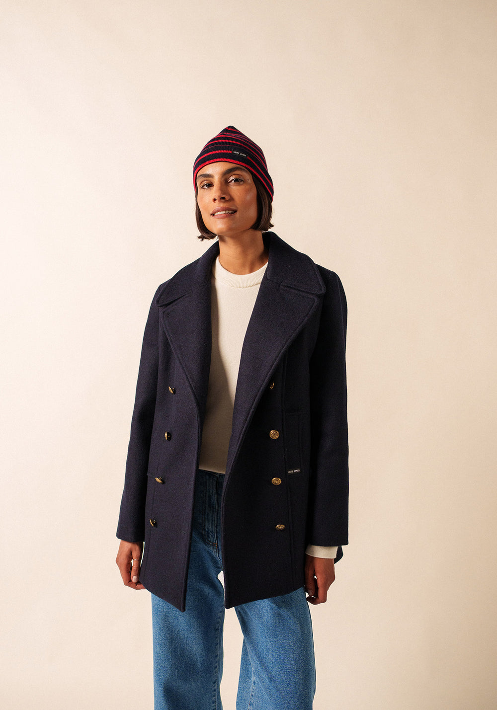 Cartier hat (NAVY/TULIPE)