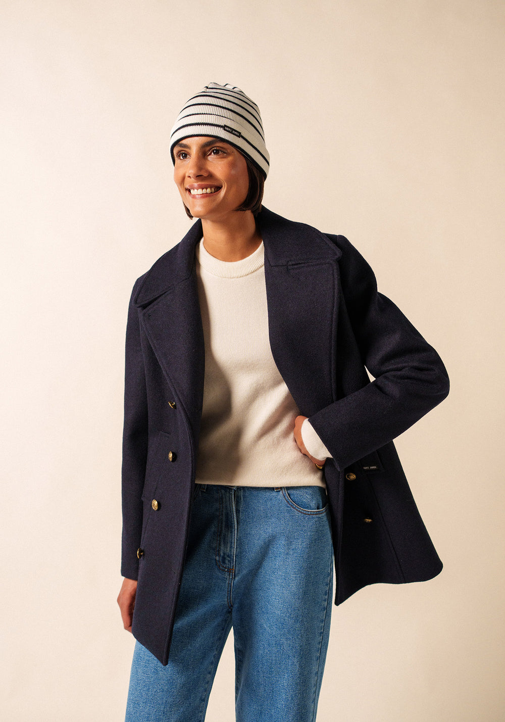 Cartier hat (ECUME/NAVY)