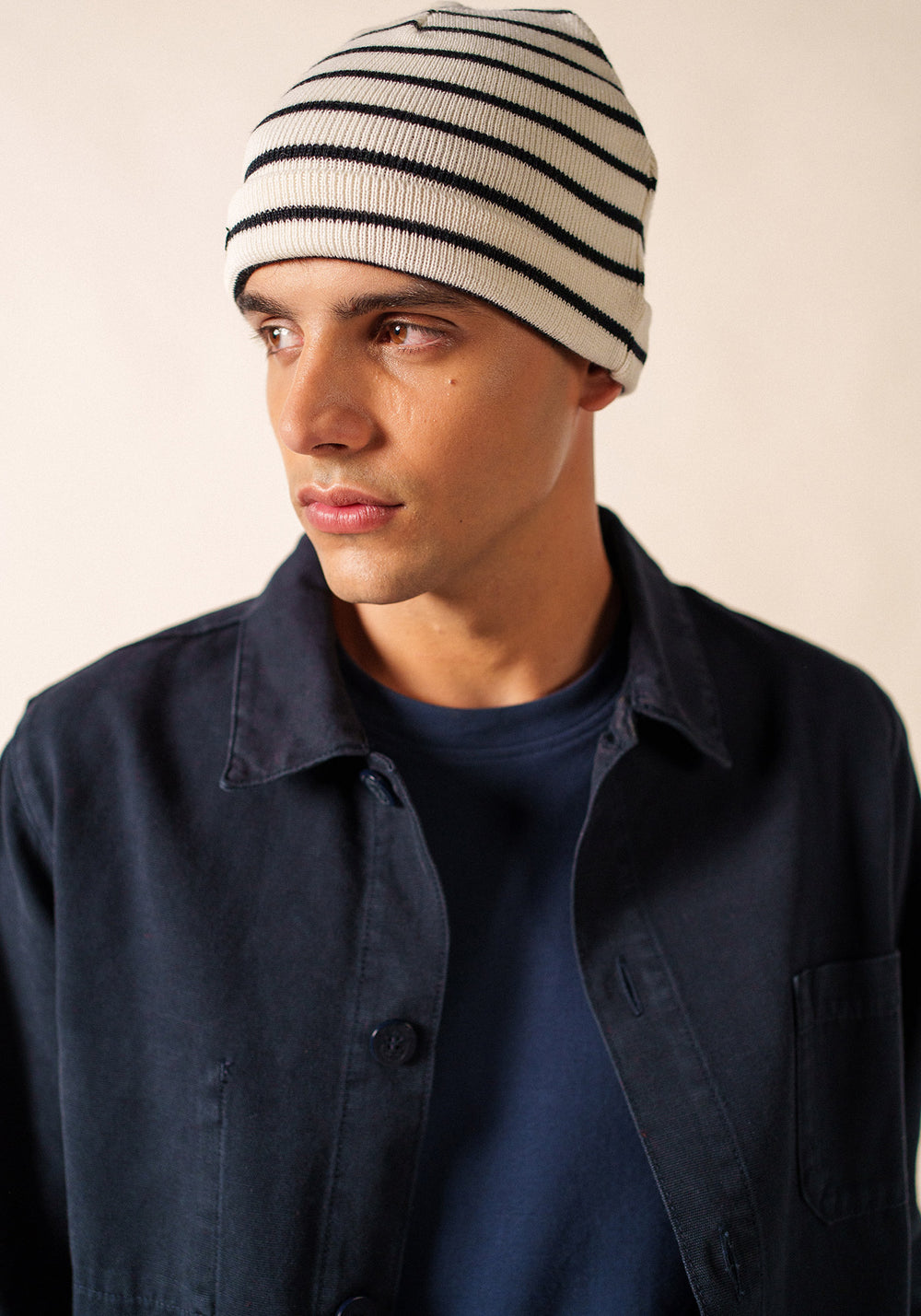 Cartier hat (ECUME/NAVY)