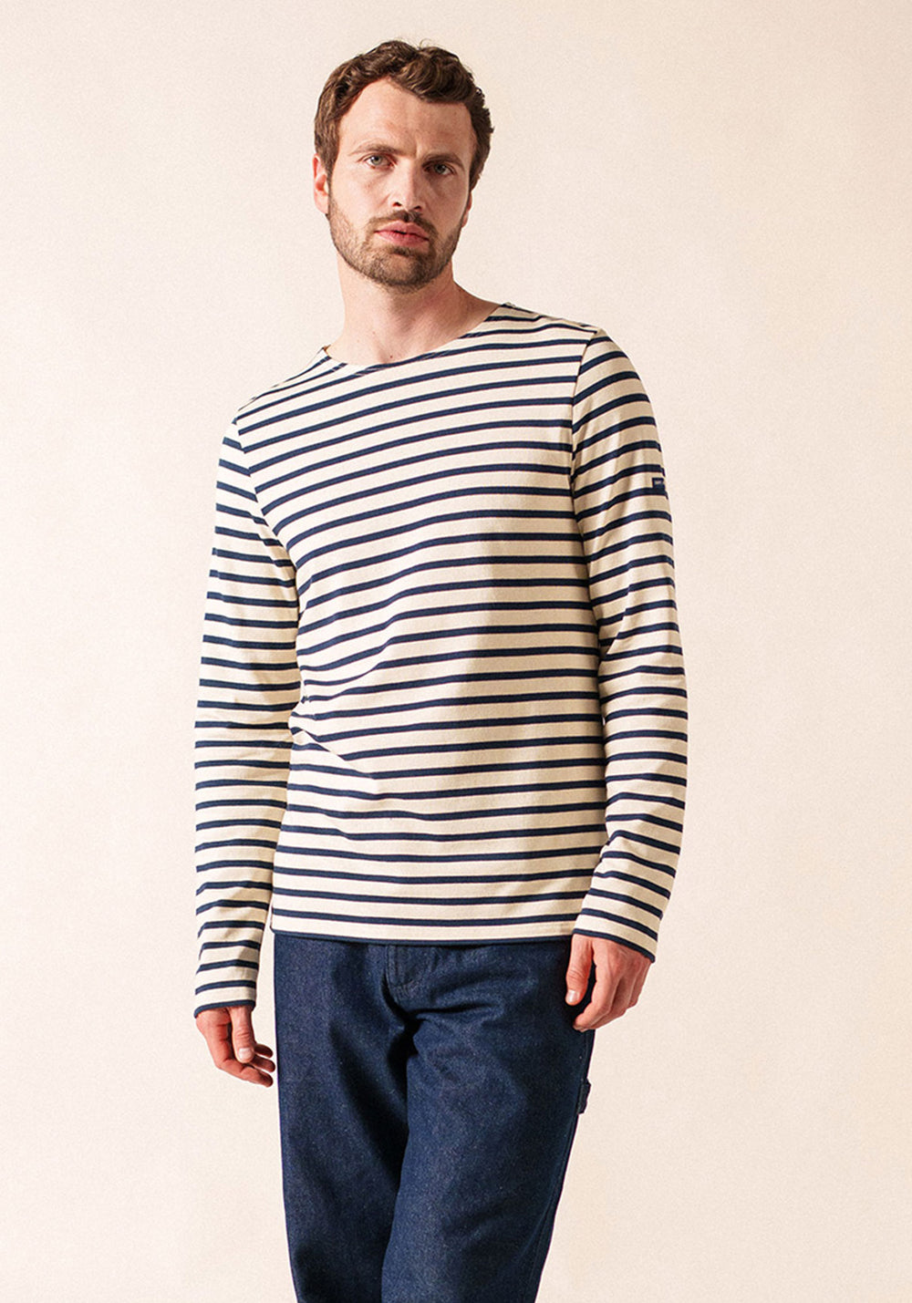 Méridien Breton shirt (ECRU/MARINE)