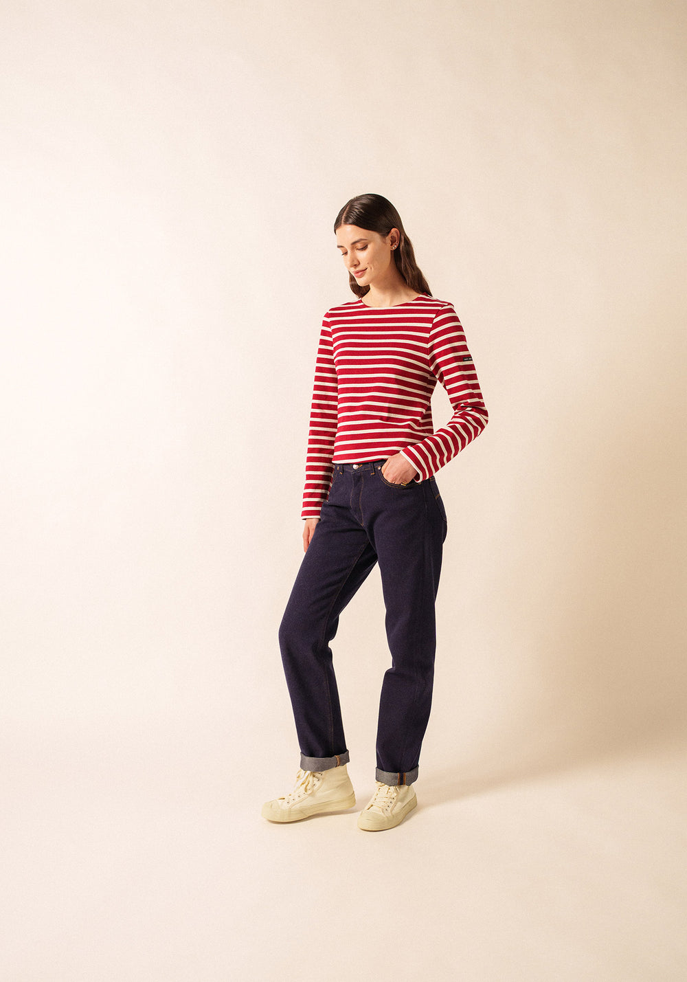 Camisa Méridien Breton (PERSAN/ECRU)