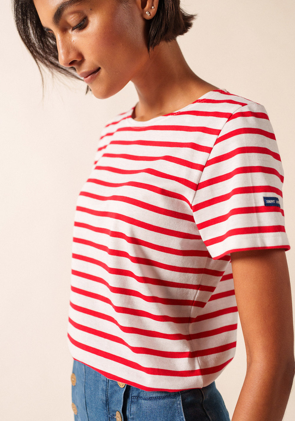 Etrille Breton shirt (NEIGE/TULIPE)