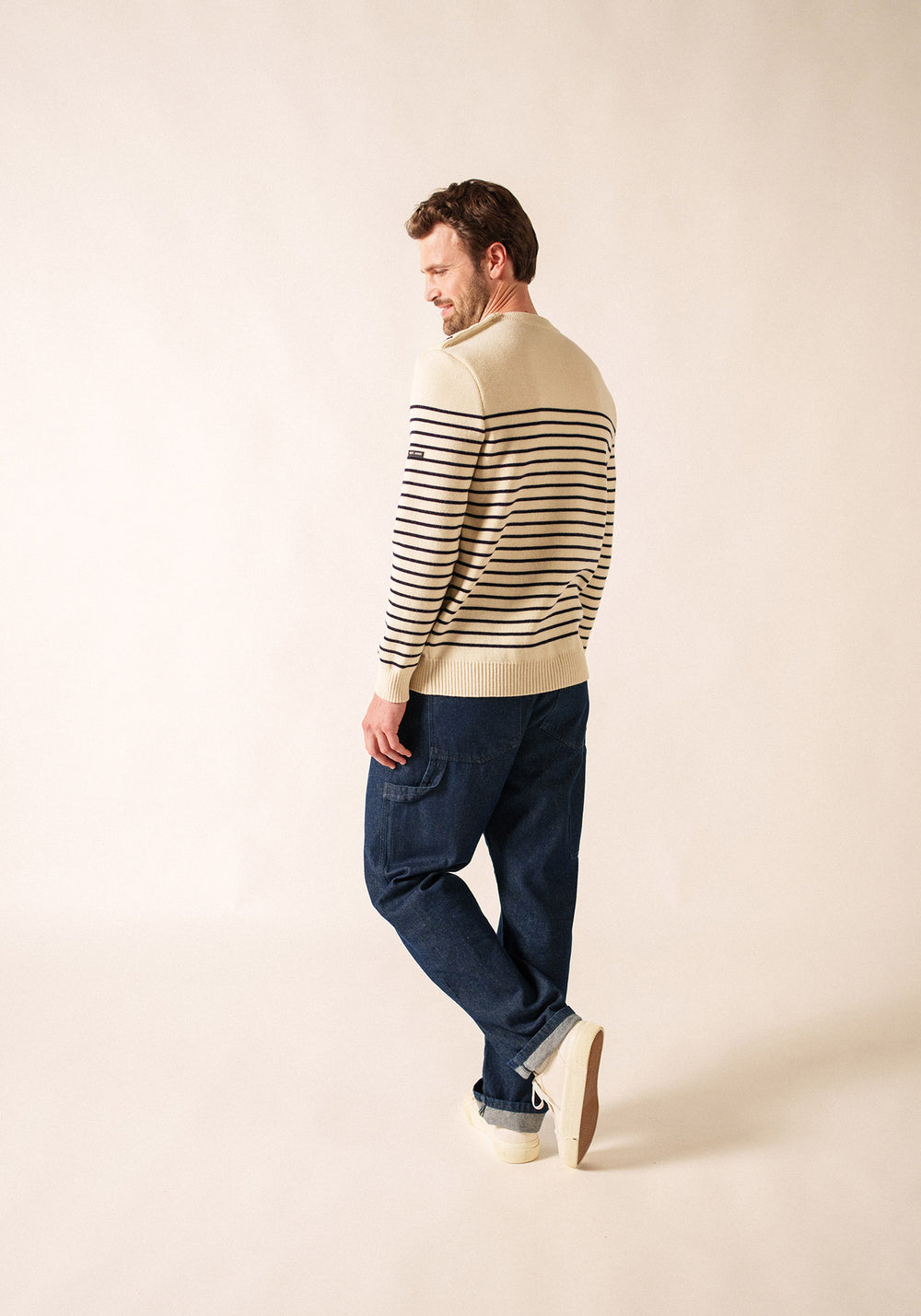 Binic sailor jumper (ECRU/MARINE)