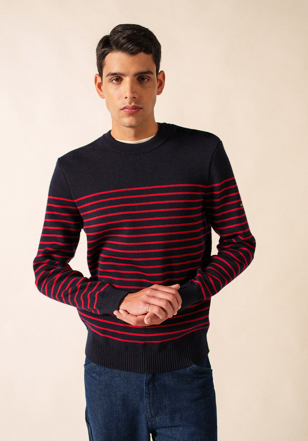Jersey marinero Binic (NAVY/MEDOC)