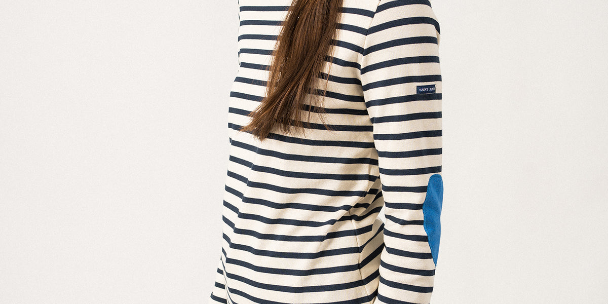 SAINT JAMES - セントジェームス Saint James VAUJANY II 8649 Ecru Marine Amazon.co.jp: Saint James Vaujany2 Long Sleeve T-shirt, 8649