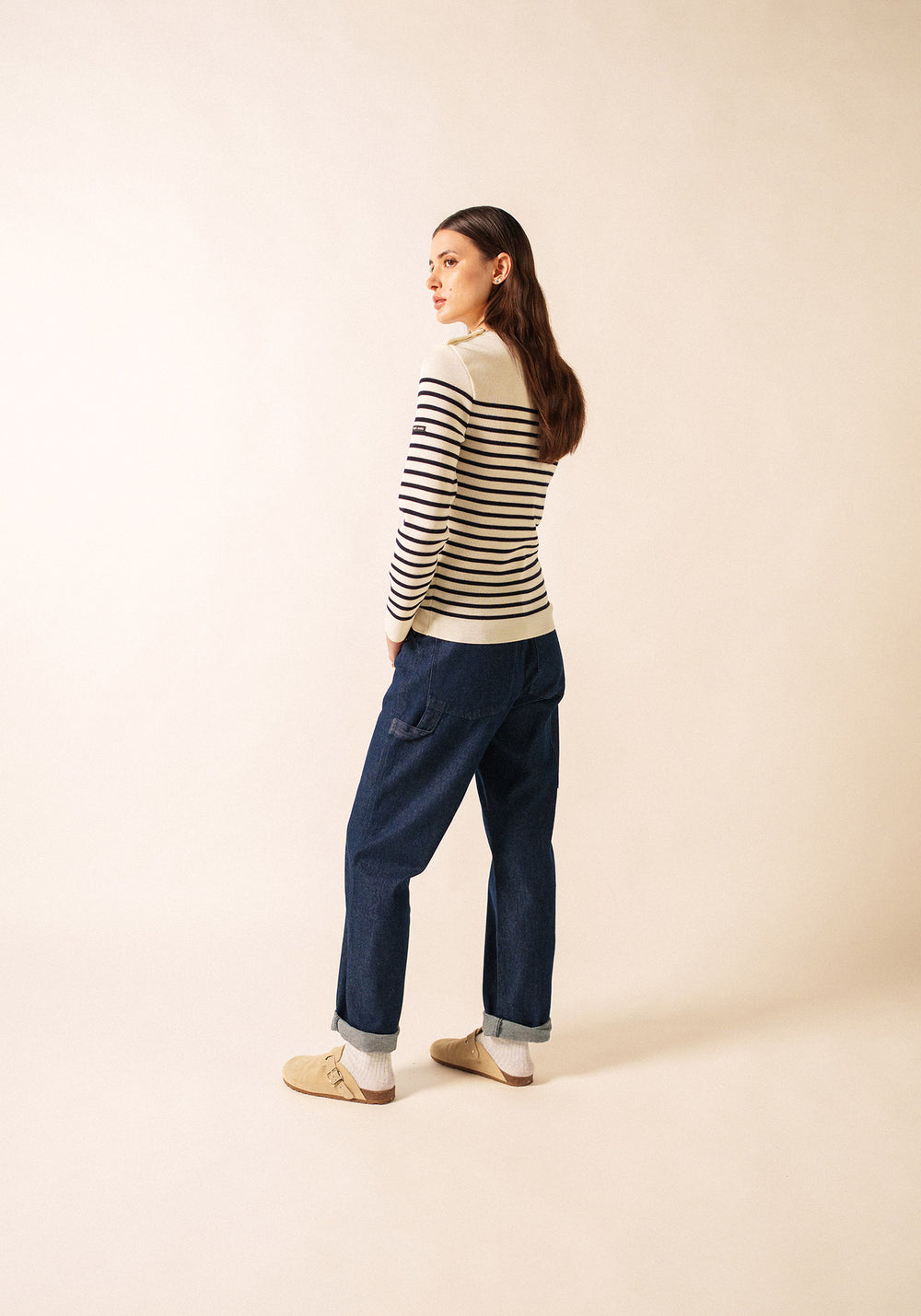 Marée sailor jumper (ECUME/NAVY)