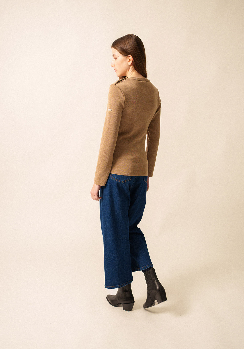 Pull marin Marée (BEIGE FONCÉ)
