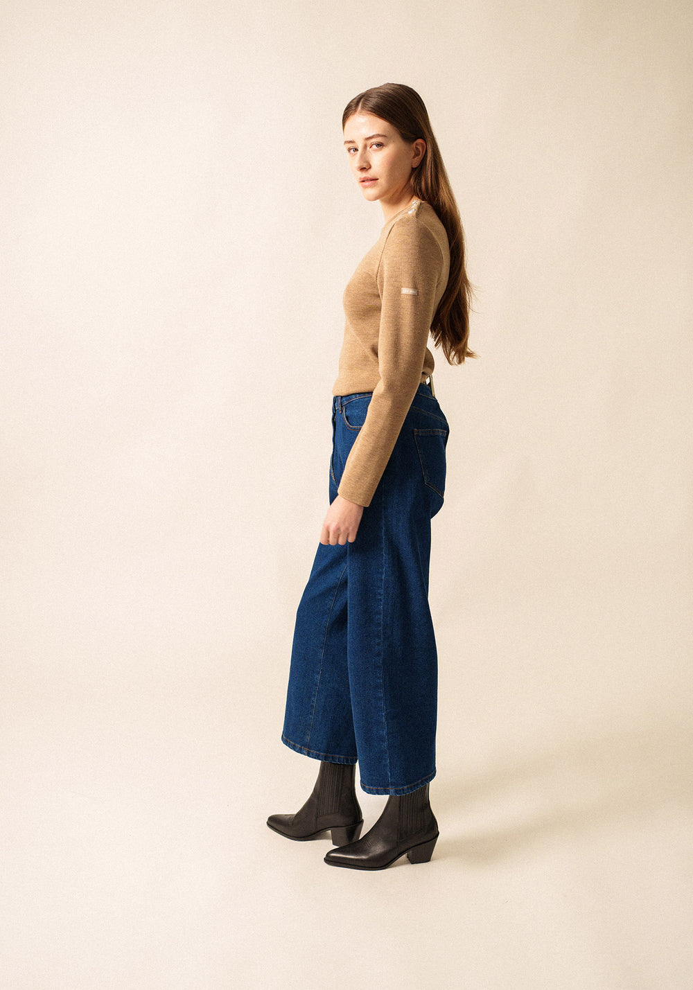 Pull marin Marée (BEIGE FONCÉ)