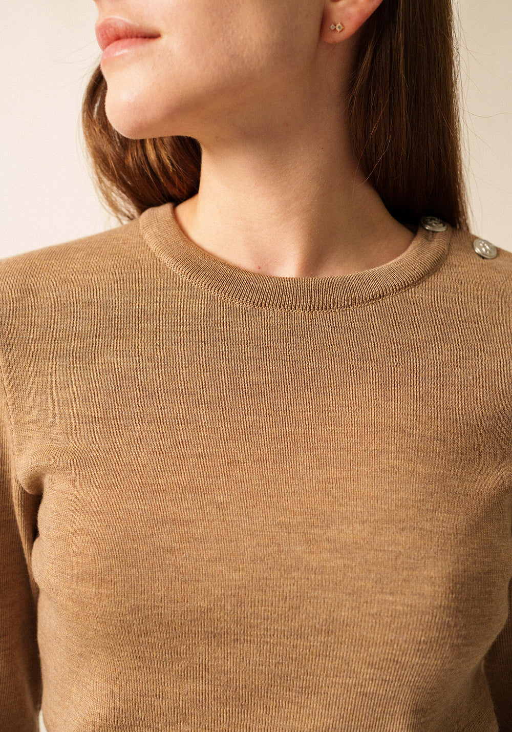 Pull marin Marée (BEIGE FONCÉ)