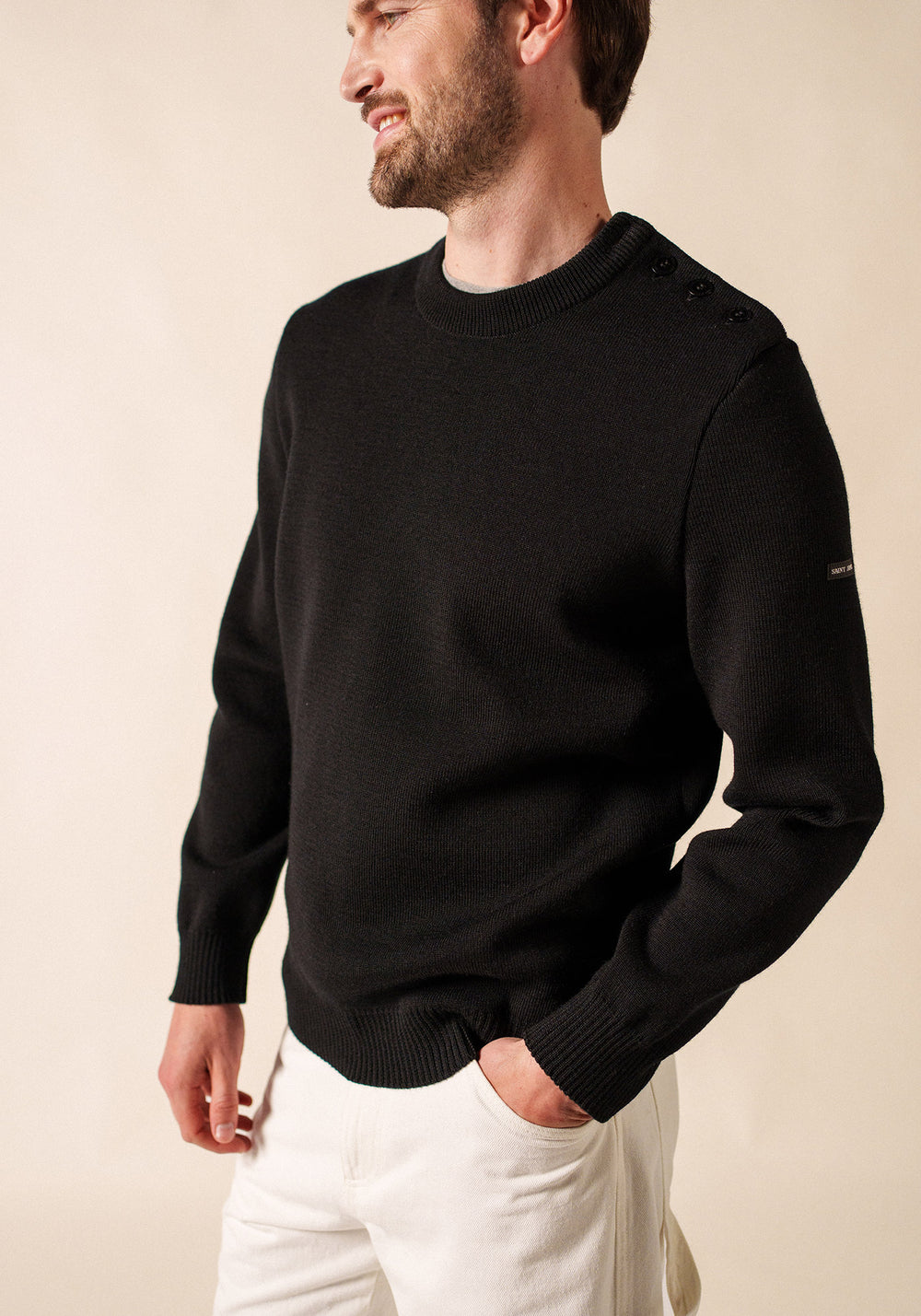 Cancale sailor jumper (NOIR)