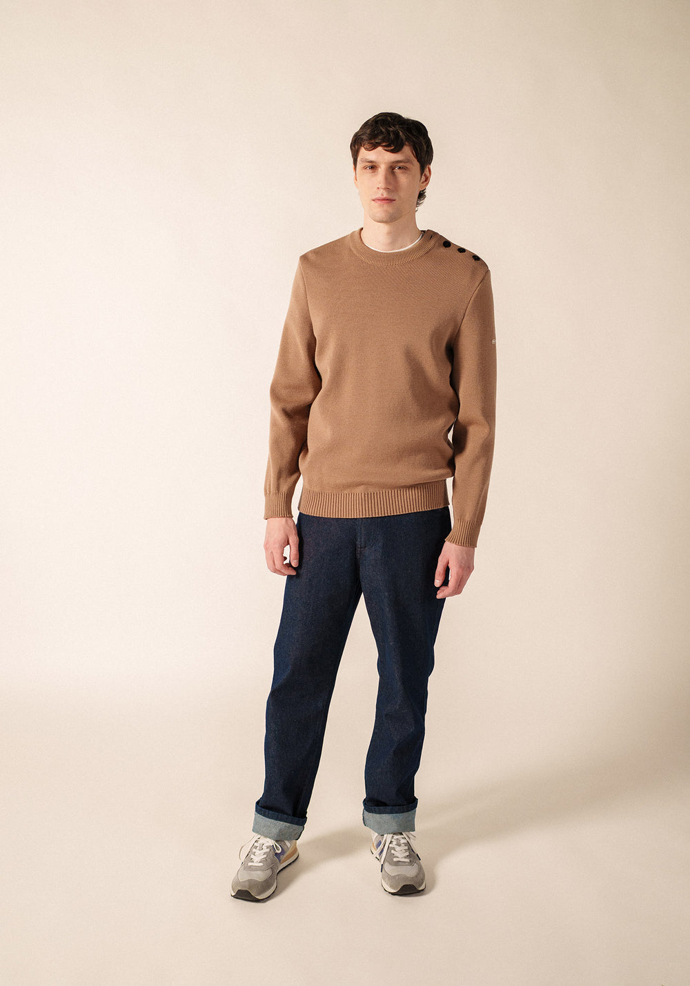 Jersey marinero de Cancale (BEIGE OSCURO)