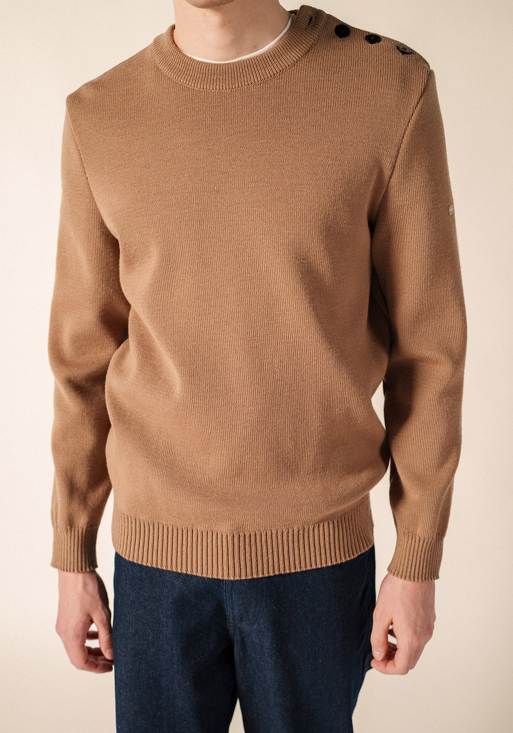 Jersey marinero de Cancale (BEIGE OSCURO)