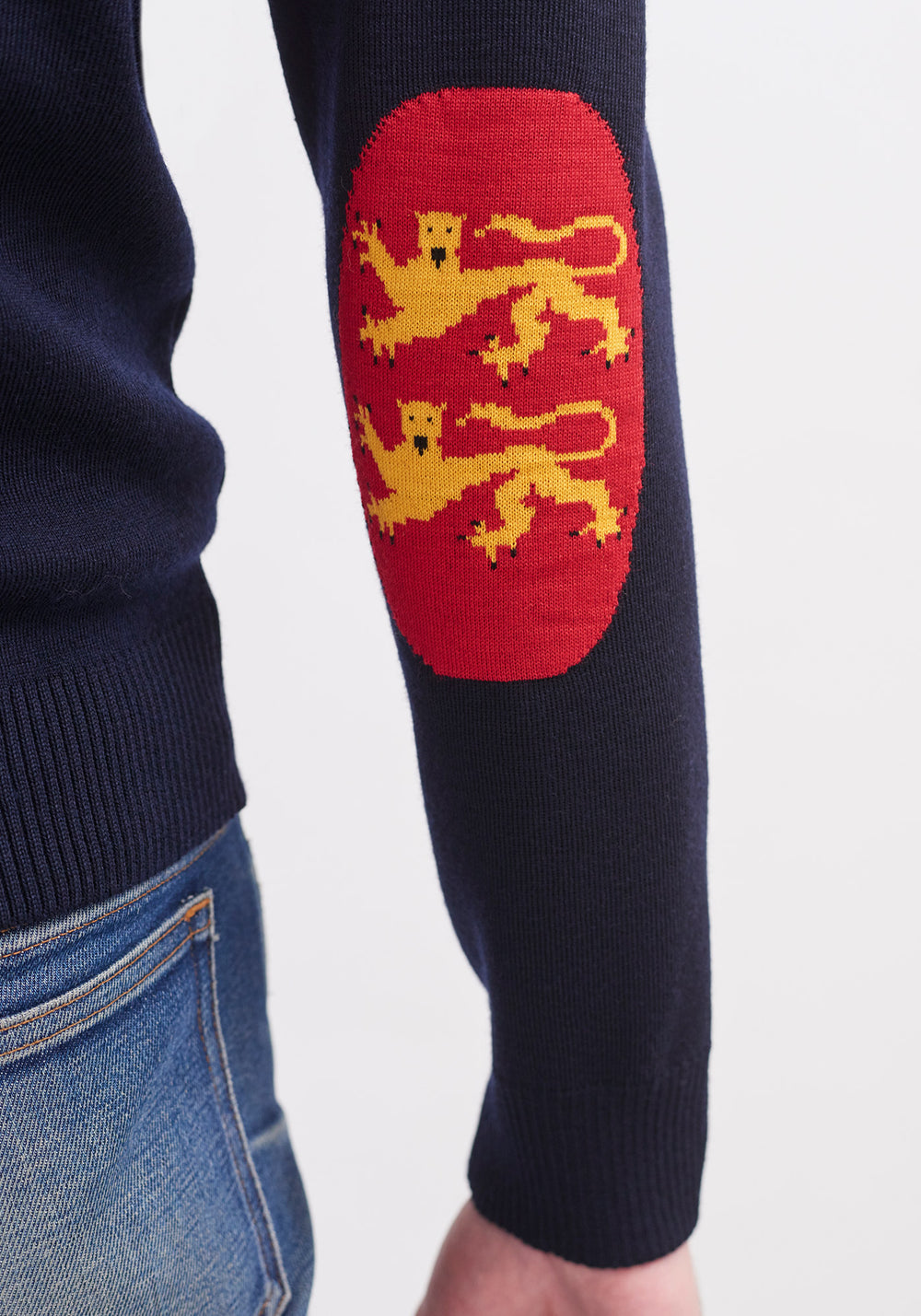 Mondiovision Normandie jumper (NAVY/MULTICO)