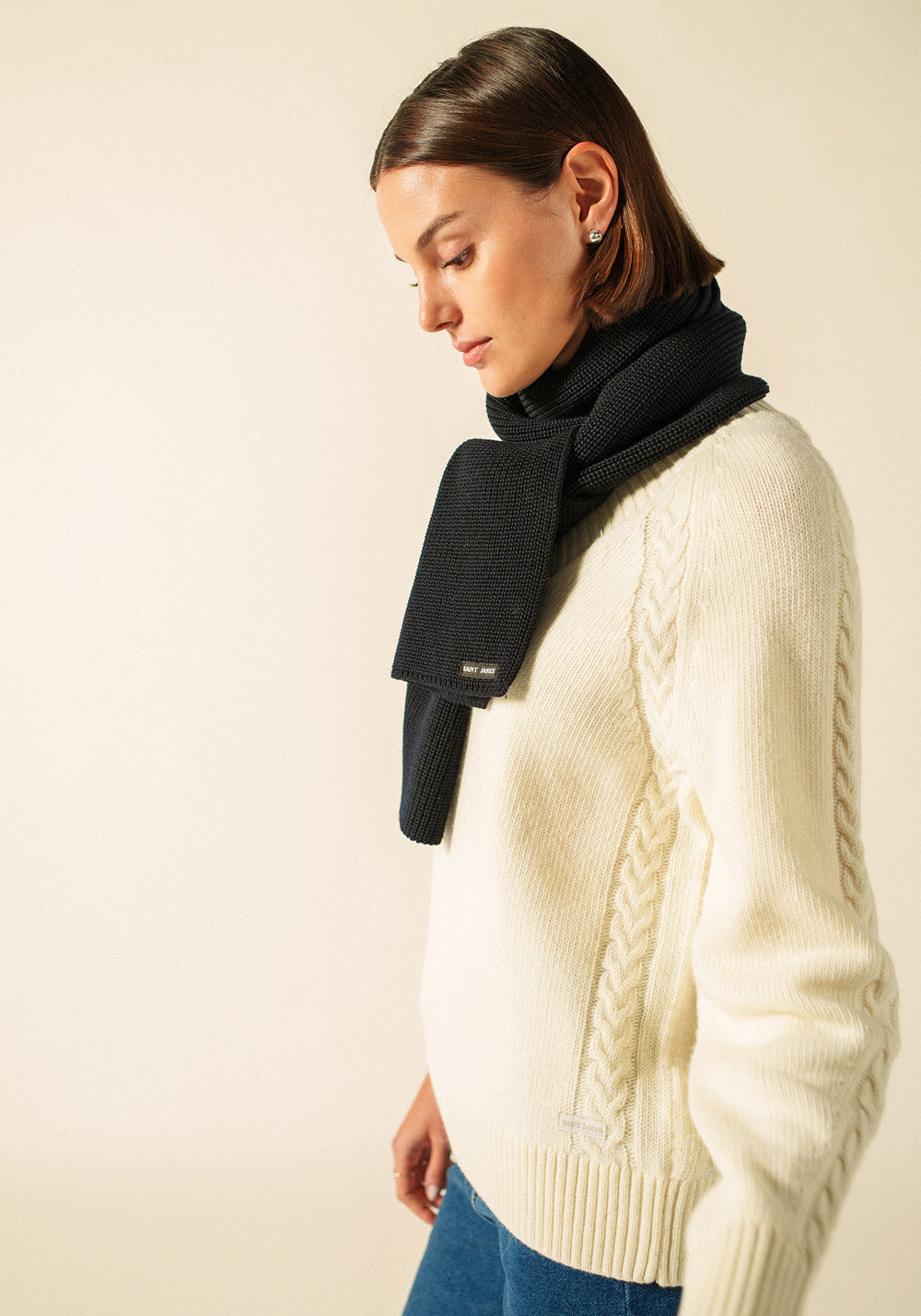 Canoe scarf (NAVY)