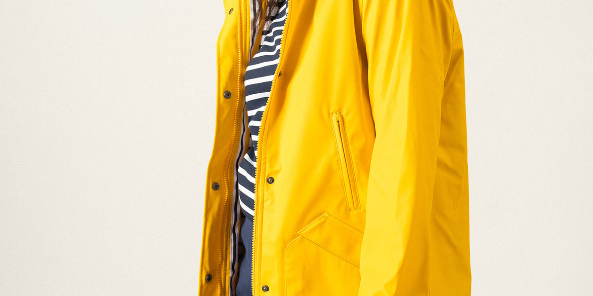 Ste Morgane parka waterproof, striped jersey lining | SAINT JAMES