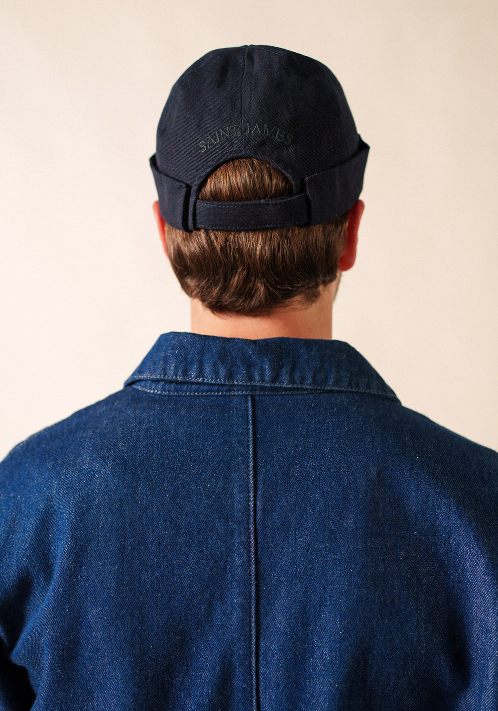 Miki Canevas hat (MARINE)