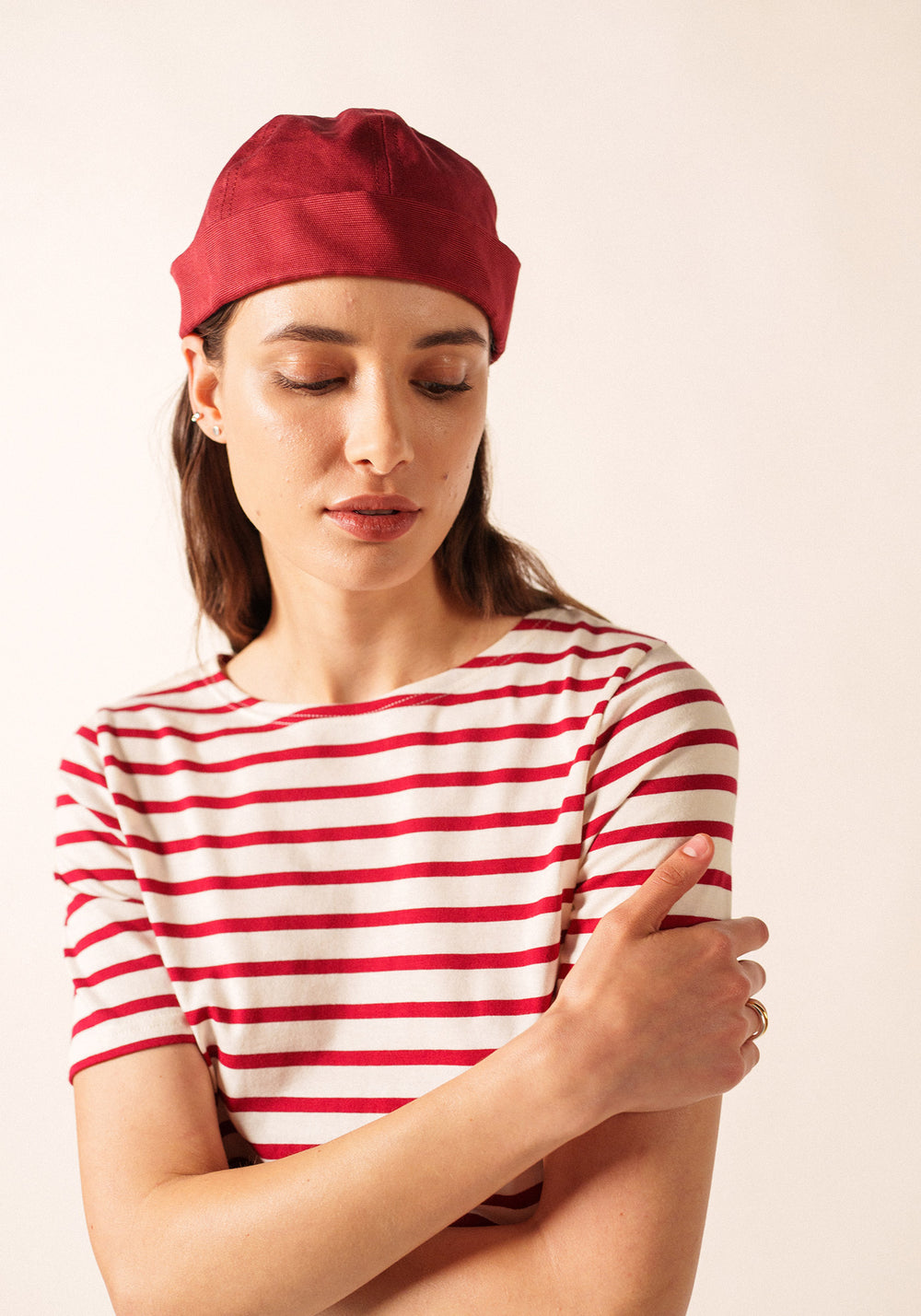 Miki Canevas hat (BRIQUE)