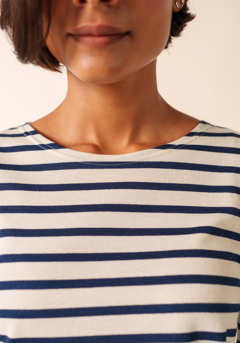 Minquiers Breton shirt (ECRU/MARINE)