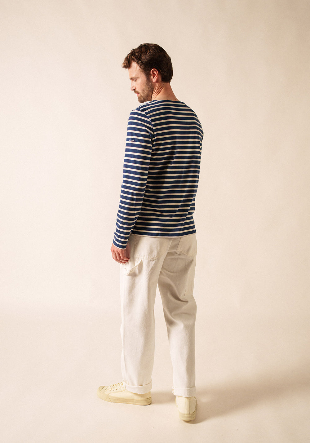 Minquiers Breton shirt (MARINE/ECRU)