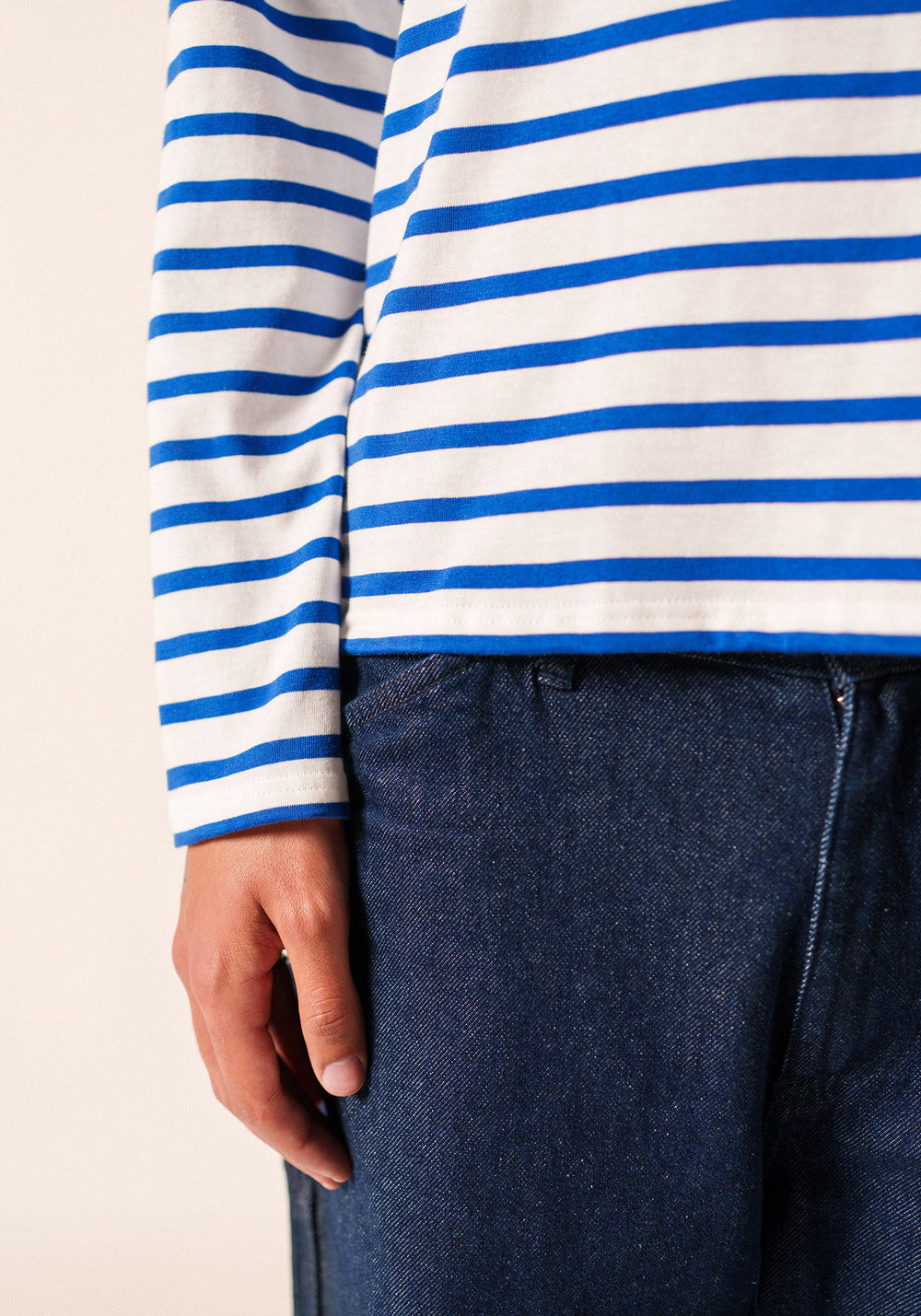 Minquiers Breton shirt (NEIGE/GITANE)