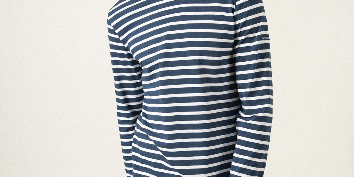 Minquiers unisex striped sailor shirt regular fit, in light cotton ...