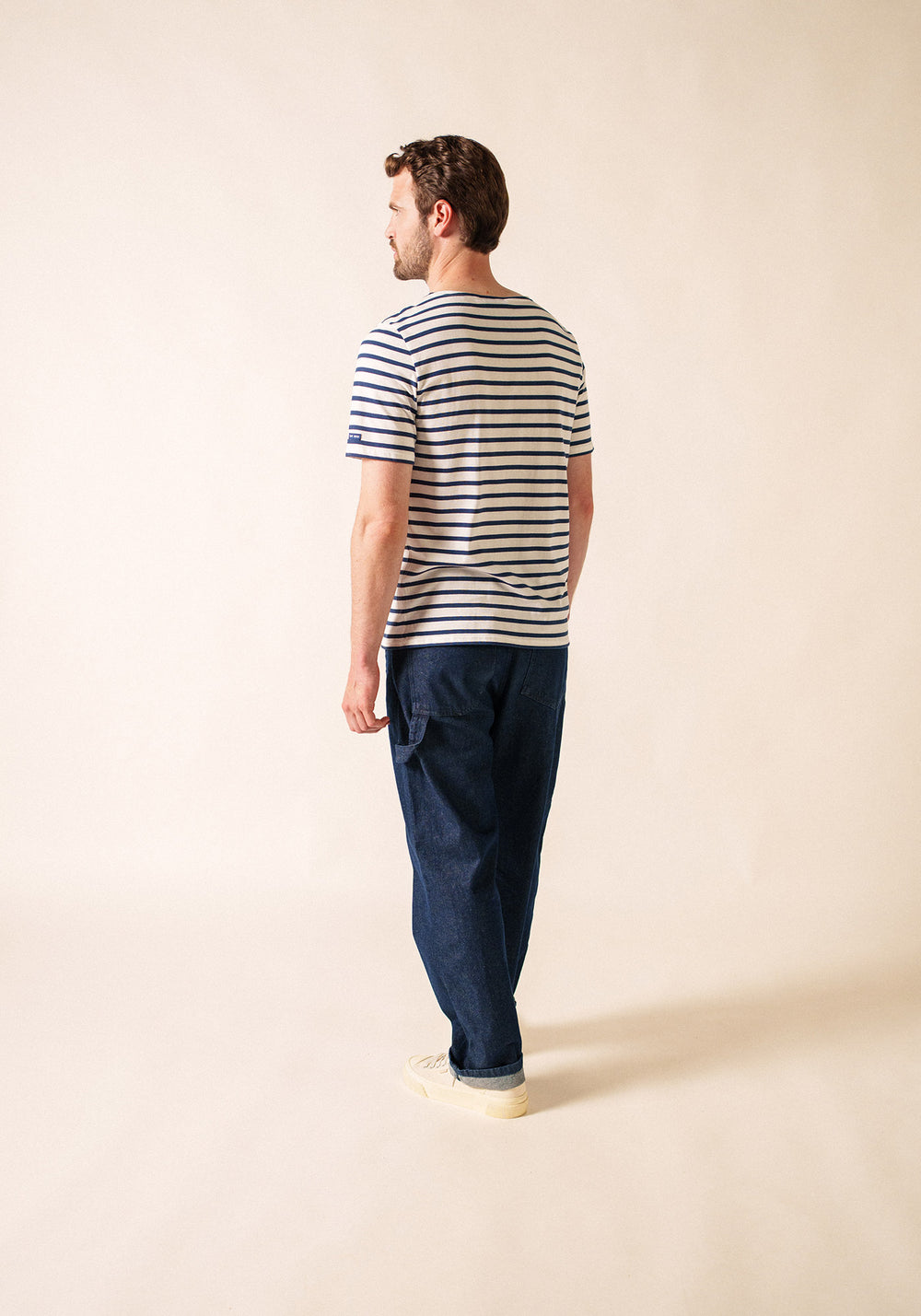 Levant Breton shirt (NEIGE/MARINE)