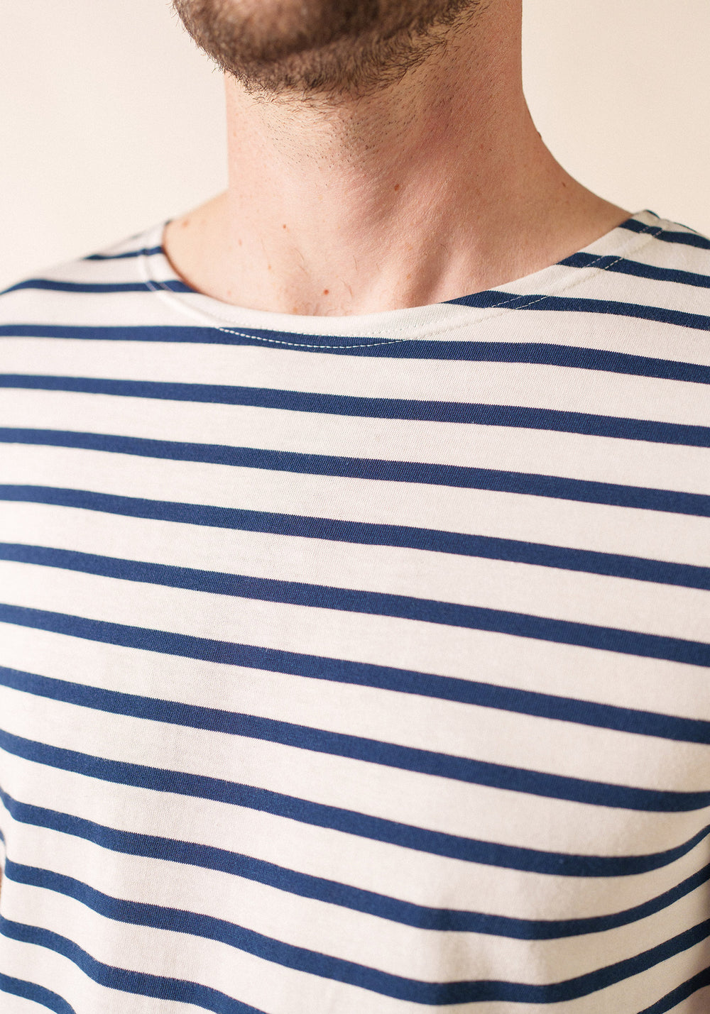 Levant Breton shirt (NEIGE/MARINE)