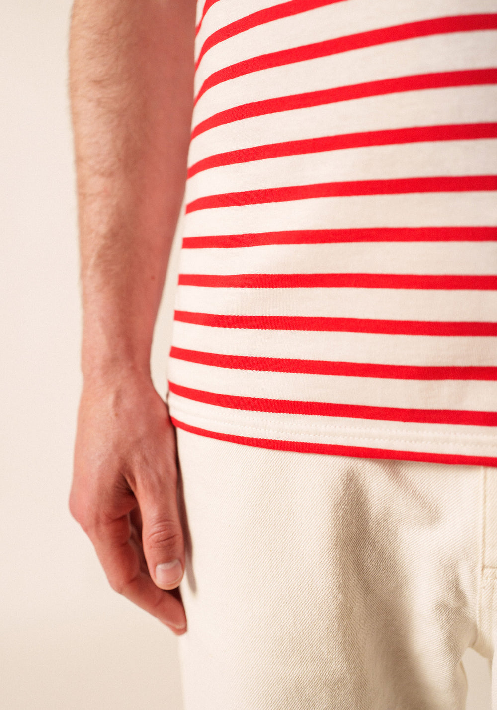 Levant Breton shirt (NEIGE/TULIPE)