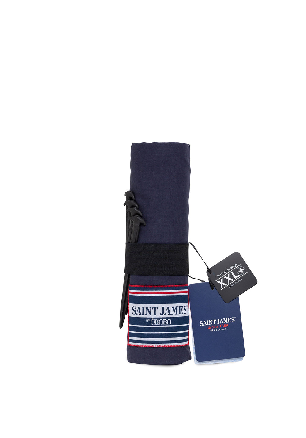 XXL+ beach towel x Obaba (MARINE)