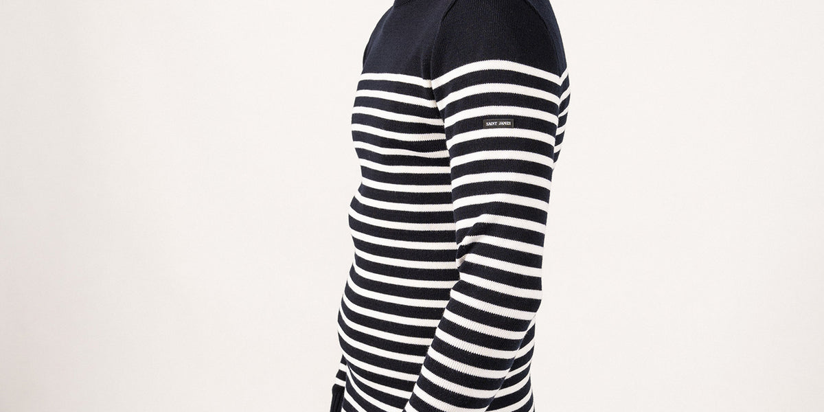Rochefort striped sailor jumper slim fit in merino wool SAINT JAMES Official website Saint James EU