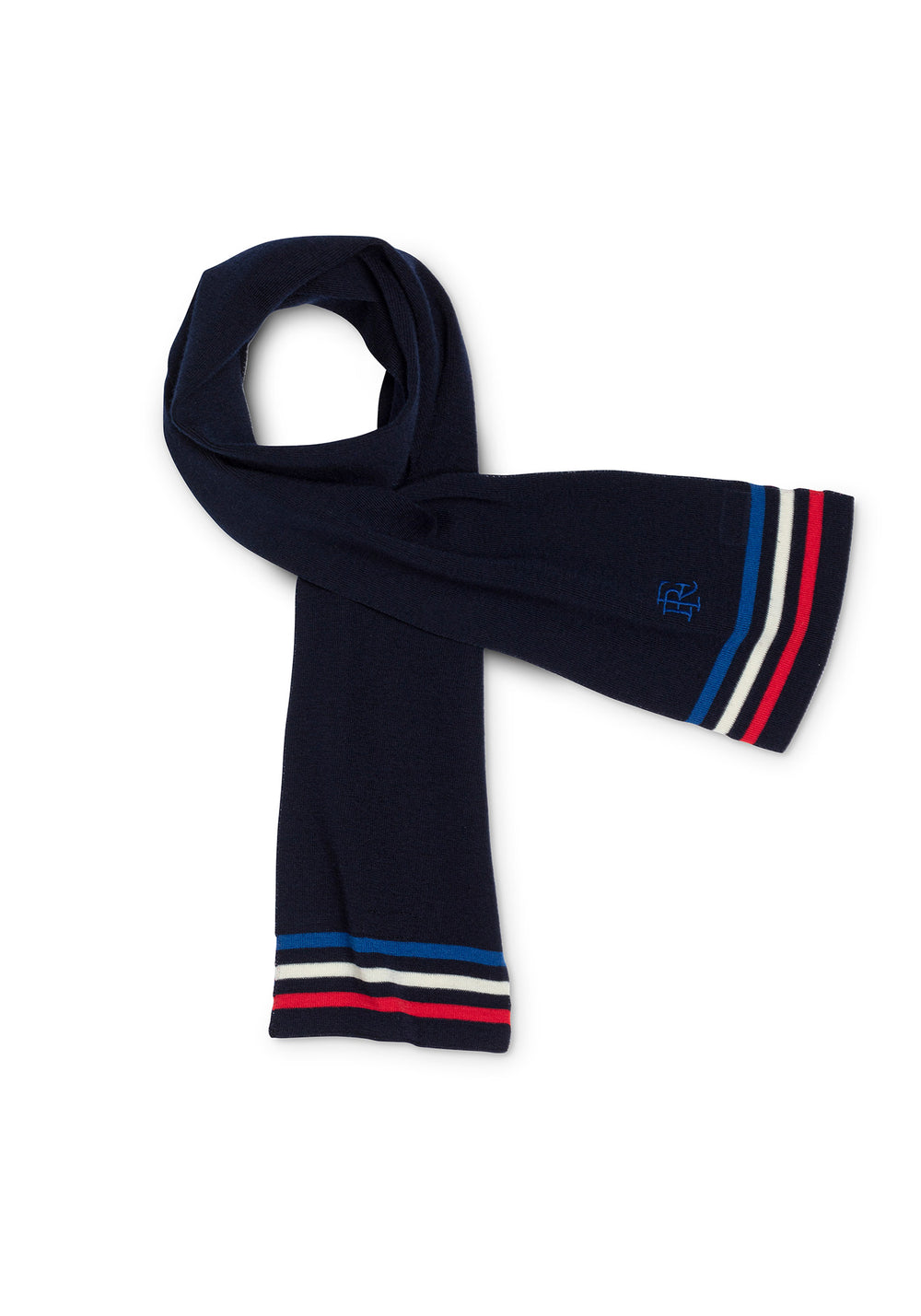 Tricolour scarf x l'Elysée (MARINE)